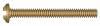 Gold Screws <br> 1.4mm x 10mm x 2.5mm head <br> Slotted Trim Screws <br> Pack of 100