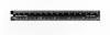 PD Ruler 6"/150mm <br> Notched Rigid Black Plastic <br> 16th's & mm