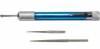 Diamond Bead Reamer Set <br> Aluminum Handle & 3 Diamond Bead Reamer Tips <br> Grobet 15181