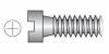 Phillips Nose Pad Screws <br> 1.16mm x 4.2mm x 2.0mm Head (100pc) <br> <b> For Ray-Bans </b> <br> Vigor 80.115P