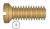 Phillips Hinge Screws Gold <br> 1.4mm x 4.8mm x 1.9mm Small Head (100pc) <br> Vigor 80.082GP