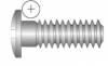 Phillips Hinge Screws Stainless <br> 1.4mm x 5.0mm x 2.2mm Head (100pc) <br> Vigor 80.054P