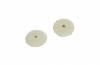 Pumice Wheels, Tapered, 7/8" <br> Box of 100 <br> Grobet 11.463