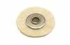 Extra Soft Bristle Brush Wheels   <br> 3/4 Diameter x 1/8 Hole <br> Pack of 12 <br> Grobet 16.662