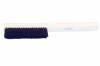 Washout Brush Plastic Handle <br> 3 Rows Natural Bristles <br> 1/2"W x 3"L x 7-1/2"OAL <br> Grobet 16.097