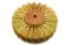 Wire Wheel Brass <br> 3 x .004 x  Hole <br> 4 Rows Crimped <br> Grobet 16.445