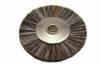 Wheel Brushes  <br> 1 Diameter x 1/8 Arbor Hole <br> Soft Bristles (12pc) <br> Grobet 16.651