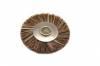 Medium Bristle Brush Wheels   <br> 3/4 Diameter x 1/8 Hole <br> Pack of 12 <br> Grobet 16.663