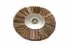 Wheel Brushes  <br> 1 Diameter x 1/8 Arbor Hole <br> Medium Bristles (12pc) <br> Grobet 16.672