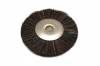 Stiff Bristle Brush Wheels  <br> 1 Diameter x 1/8 Hole <br> Pack of 12 <br> Grobet 16.673