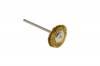Brass Brushes (12pc) <br> 3/4 x .005 x 3/32 Mandrel <br> 2 Rows Crimped Heavy Duty <br> Grobet 16.807