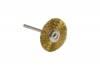 Brass Brushes (12pc)<br> 1 x .005 x 3/32 Mandrel <br> 1 Row Crimped <br> Grobet 16.814