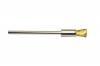 Brass End Brushes (12pc)  <br> 3/16 Diameter x 1/4 Trim Length <br> Straight .0035 Brass Wire <br> Grobet 16.926