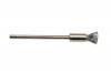 Steel End Brushes (12pc)   <br> 3/16 D x 1/4 L x 3/32 Shank <br> Crimped .003 Steel Wire <br> Grobet 16.940