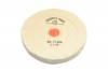 Muslin Buffing Wheels (12) <br> 5 x 45 Ply 3 Rows Stitched <br> Shellac Center <br> Grobet 17.584