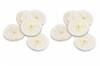 Cotton   Super Buffs <br> 1-1/2" x 16 Ply 3 Rows Stitched <br> Shellac Center (12pc) <br> Grobet 17.702