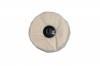 Finex Muslin Buffing Wheels (12) <br> 4 x 54 Ply Unstitched <br> Plastic Center <br> Grobet 17.720
