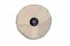 Finex Muslin Buffing Wheels (12) <br> 5 x 54 Ply Unstitched <br> Plastic Center <br> Grobet 17.721