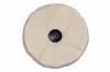 Finex Muslin Buffing Wheels (12) <br> 6 x 54 Ply Unstitched <br> Plastic Center <br> Grobet 17.722