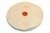 Finex Muslin Buffing Wheels (12) <br> 8 x 55 Ply Loose 1 Row Stitched <br> Leather Center <br> Grobet 17.777