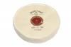 Finex Muslin Buffing Wheels (12) <br> 4 x 60 Ply Loose 1 Row Stitched <br> Leather Center <br> Grobet 17.781