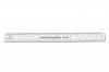 PD Ruler 6"/150mm <br> White Plastic Semi-Flexible 16th's & mm <br> Vigor GA198