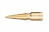 Tapered Spindle - Brass <br> Tapered Hole For Dental Lathe Left Shaft  <br> Grobet 47.235