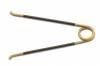 Spring Grip Brass Tweezers <br> Rubber Coated Tips <br> 6" Length <br> Grobet 57.01401