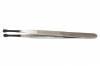 Bead  Tweezers <br> Coated Cupped Ends <br> Grobet 57.0346