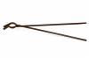 Crucible Tongs <br> Curved Bent Nose <br> 19" Length <br> Grobet 57.080