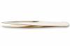 Soldering Tweezers <br> Small Sharp Tips <br> Nickel Plated Steel <br> 4-3/4" Length <br> Grobet 57.700