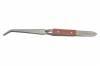 Titanium Tweezers <br> Cross-Lock, Curved Serrated Tips, Fiber Grips <br> Grobet 57.767