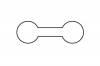 Shark Skin Tags <br> Waterproof Jewelry Tags <br> White  7/16 Diameter (1000) <br> Grobet 60.701