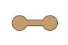 Shark Skin Tags <br> Waterproof Jewelry Tags <br> Gold 7/16 Diameter (1000) <br> Grobet 60.708