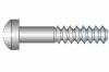 Stainless Hinge Screws <br> 1.27mm x 6.6mm x 1.9mm head <br> Ray Ban Hinge Screws <br> Pack of 100