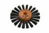 Bristle Brush Wheel  #4B  <br> 1-7/8 x 1 Row Upright <br> Grobet 16.408