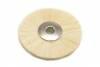 Extra Soft Bristle Brush Wheels <br> 1-1/4 Diameter x 1/8 Hole <br> Pack of 12 <br> Grobet 16.677