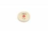 Muslin Buffing Wheels (12) <br> 3 x 30 Ply 3 Rows Stitched <br> Shellac Center <br> Grobet 17.576