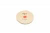 Muslin Buffing Wheels (12) <br> 4 x 24 Ply 3 Rows Stitched <br> Shellac Center <br> Grobet 17.579