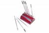 Spatulas and Carvers Set <br> 7 Tools, Stand, & Sharpening Stone <br> Grobet 21.0828