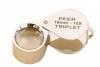 Peer 10x Loupe <br> Triplet Magnifier - Chrome Frame <br> 15mm Lens <br> Grobet 29.674