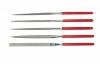 Economy Diamond Needle File Set (5pc) <br> 5-1/2" Medium 120/140 Grit <br> Grobet 34.020