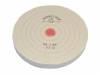 Finex Muslin Buffing Wheels (12) <br> 6 x 70 Ply 6 Rows Stitched <br> Shellac Center <br> Grobet 17.627