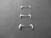 Ring Guards <br> Ring Size Adjuster Assortment <br> 14k White Gold Filled <br> Small  Medium  Large <br> 3 piece set