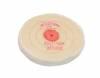 Finex Muslin Buffing Wheels (12) <br> 4 x 40 Ply 4 Rows Stitched <br> Extra-Fine Soft Combed <br> Shellac Center <br> Grobet 17.629
