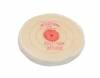 Finex Muslin Buffing Wheels (12) <br> 4 x 40 Ply 4 Rows Stitched <br> Shellac Center <br> Grobet 17.629