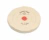 Muslin Buffing Wheels (12) <br> 5 x 30 Ply 3 Rows Stitched <br> Shellac Center <br> Grobet 17.583