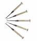 Precision Screwdrivers <br> 5pc Set Flat & Philips <br> 1.0mm, 1.8mm & 2.0mm Flat <br> 1.4mm & 2.0mm Phillips <br> Grobet 52.490