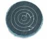 Denim Buffing Wheels <br> 4 x 40 Ply x 4 Rows Stitched <br> Shellac Center (12pc) <br> Grobet 17.595
