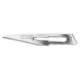 Rubber Mold Knife Blades (100pc) <br> #11 Straight Swann-Morton <br> Grobet 39.261
